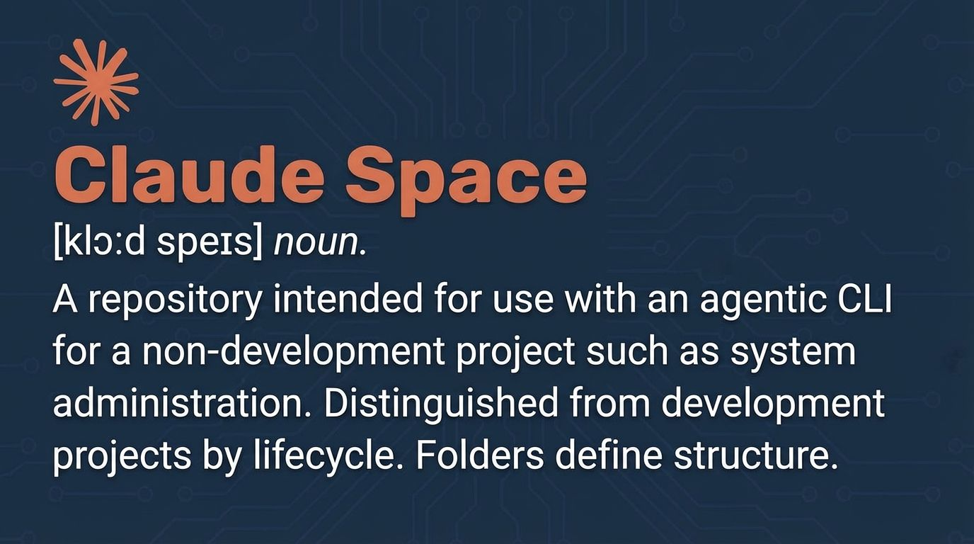 Claude Space definition illustration